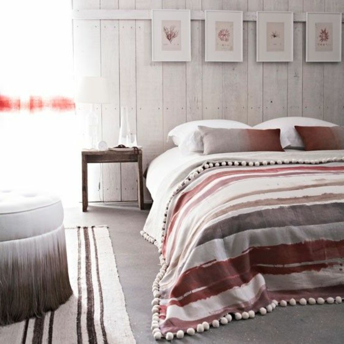 spavaća soba-inspiraciju-drvo Optički zidni dizajn-zid-drvo Optic-pozadina-wallpaper-ideje-lijepe-tapeta