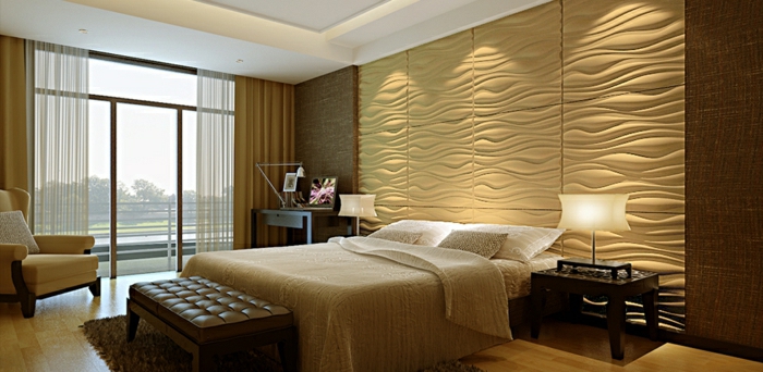 spavaća soba-inspiraciju-zid dizajn-panel-zidna ploča 3d zidni panel-panel-zid dizajn