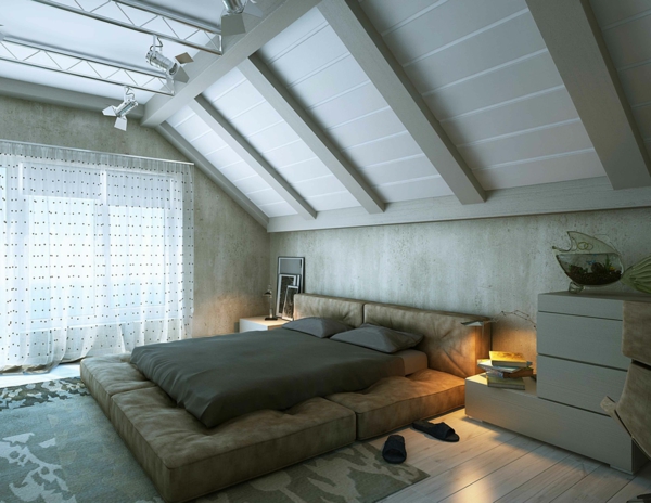 υπνοδωμάτιο-look με roof-ράπισμα-υπερ-