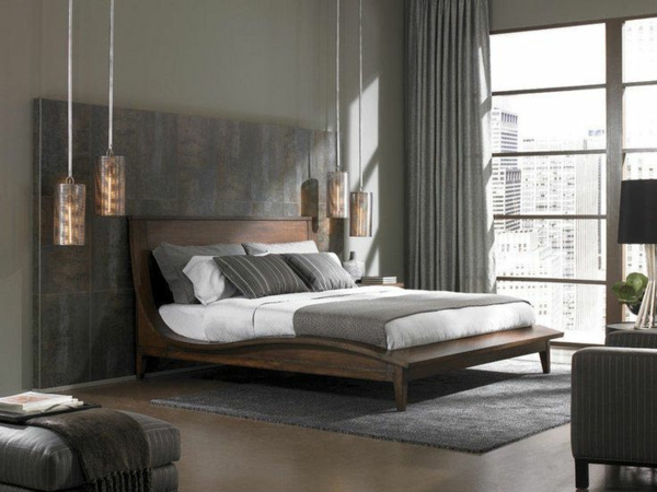 बेडरूम-आधुनिक डिजाइन ग्रे-डिजाइन