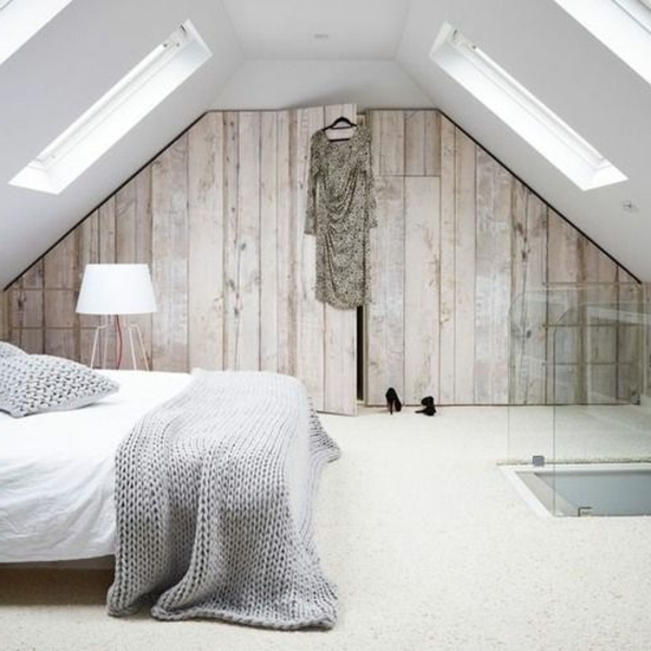 makuuhuoneen moderni suunnittelu-in-a-Nice-kattohuoneisto