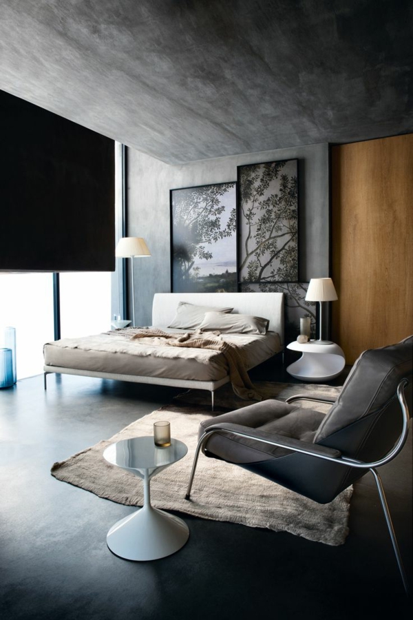hálószoba modern design-chic-look