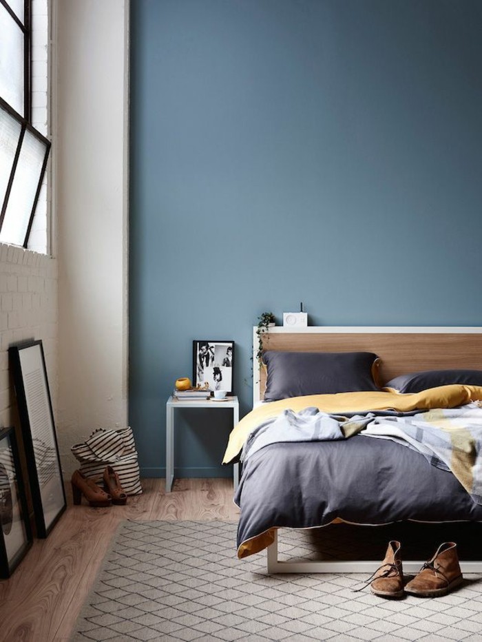 υπνοδωμάτιο-υπογράμμιση-ιδέες-υπνοδωμάτιο χρώματα στους τοίχους-make-σύγχρονο-τοίχο