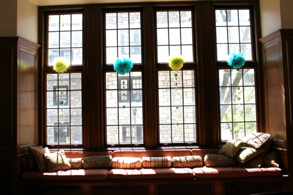 yksinkertainen koriste-ikkuna-diy-palloja paperia