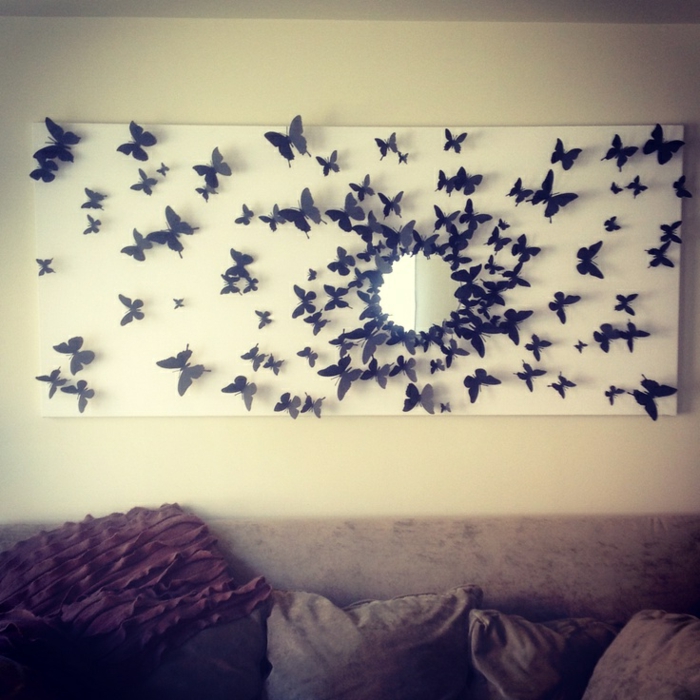 diseño mariposas-deco-original de una pared