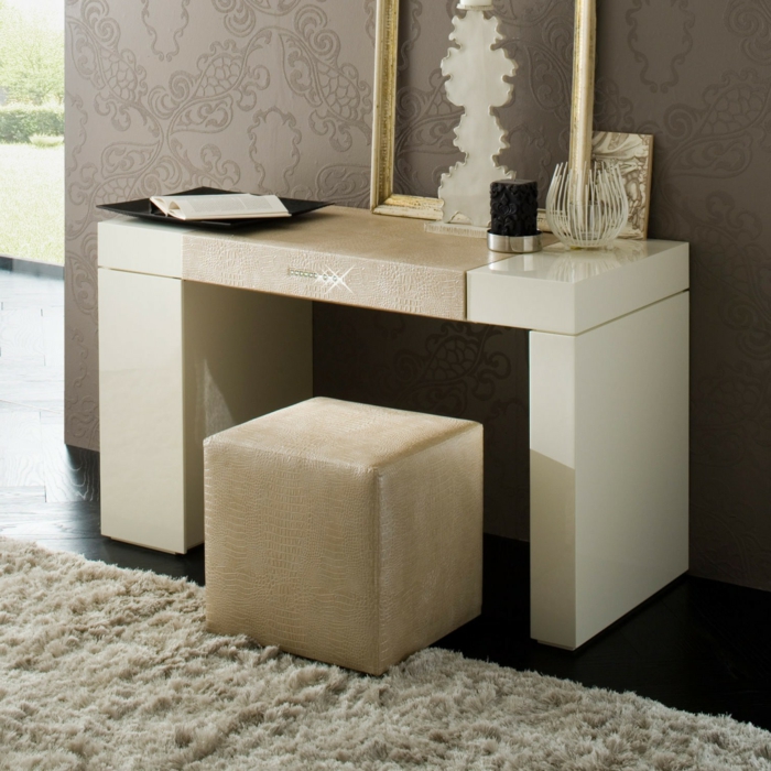 toaletni stol modernog dizajna mekan tepih