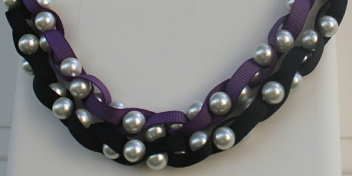 гадняр-самостоятелно шивач-silbere точици в черно-лилав цвят