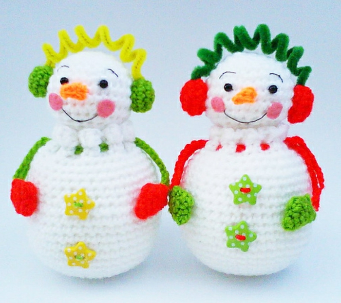 snjegović-kukičanje boje u boji