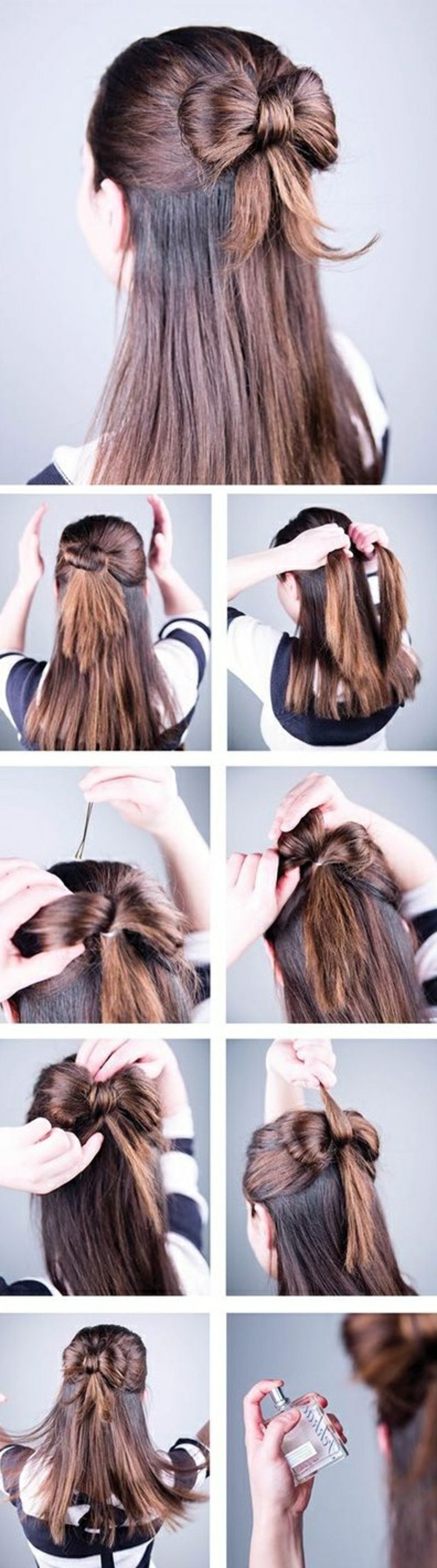 تسريحات الشعر-سريعة المتوسطة آنج البني على نحو سلس الشعر القوس-القيام بذلك نفسك،