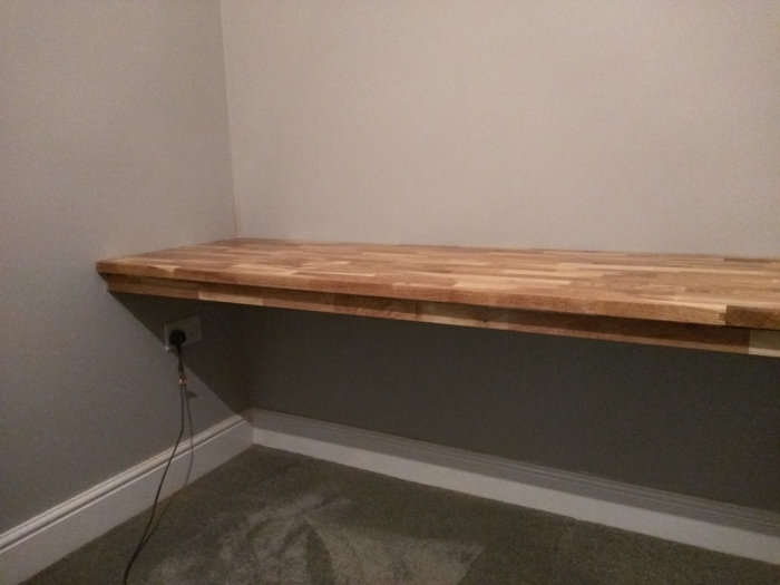 computadora de ideas de escritorio - diseño de madera
