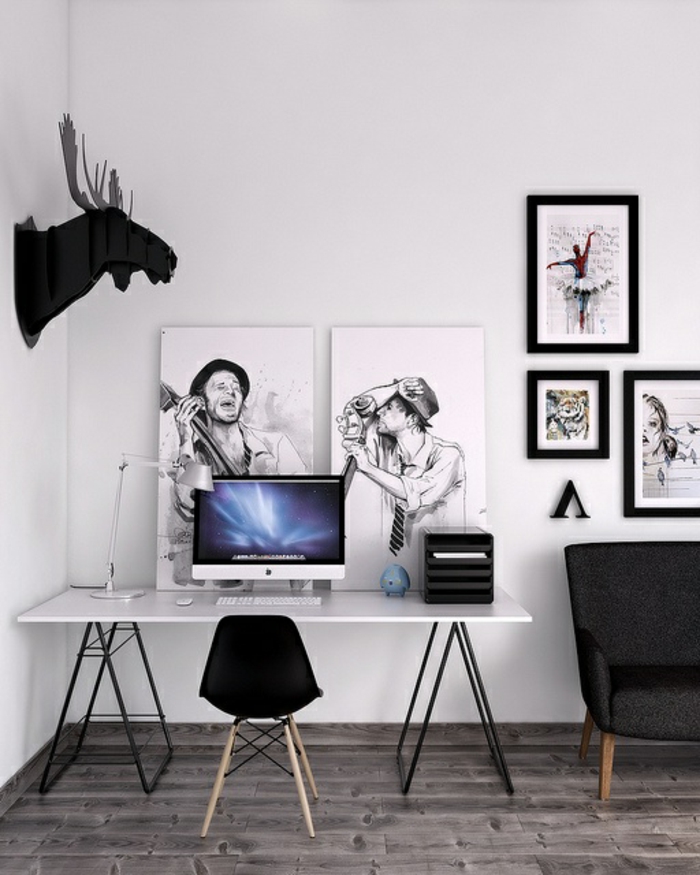 Desk-ideje-više slika-to-the-zid
