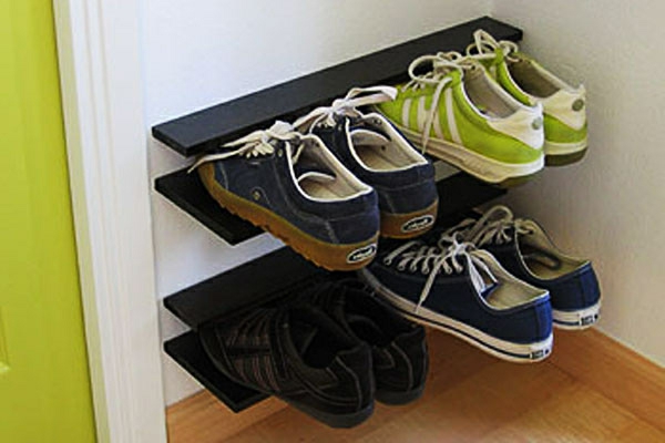zapatos de la tienda: haz pequeños estantes tú mismo