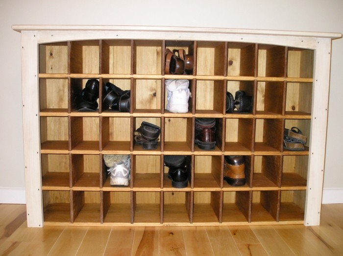 шкаф за обувки-натрупване собствена натрупване от дърво-а-шкаф за обувки сам
