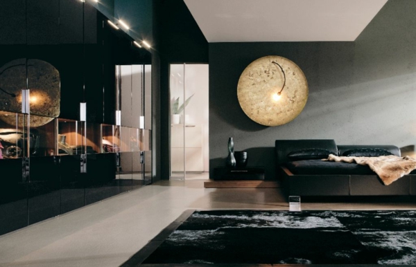 crno-zid u boji-za-spavaća soba-elegantan dizajn