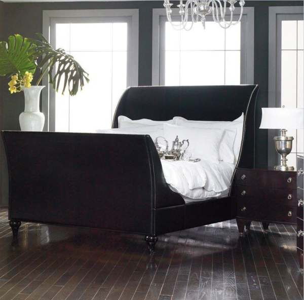 שחור-קיר צבע עבור חדרי שינה-על המיטות