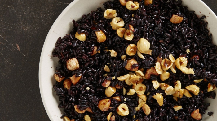 recepti s crnom rižom ideje za dizajn s orasima ukusna jela za energetski vegan