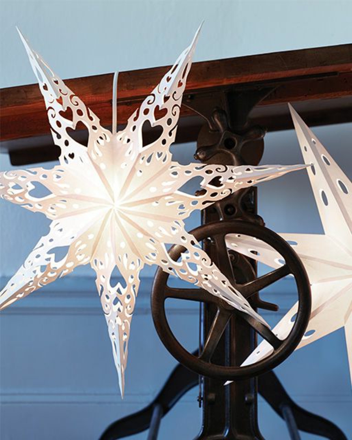 Шведската звезда хартия снежинка декорация