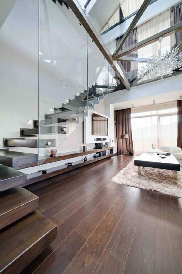 Vrlo elegantan i moderan-unutarnje stepenice