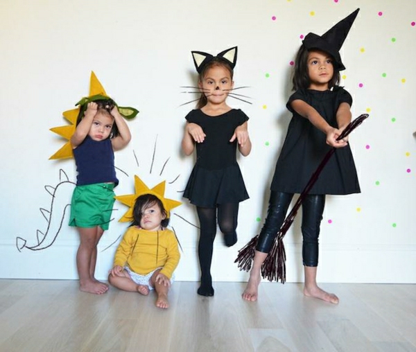 домашно костюми Детски карнавални костюми Вещицата Hat котешки уши Dragons