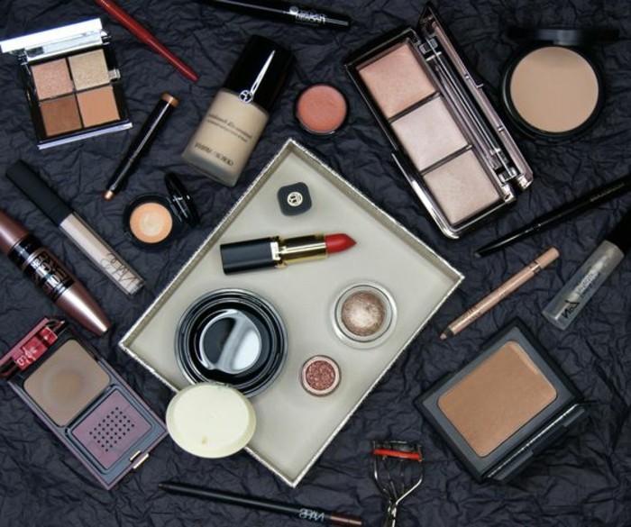 Silvester-make-up-sve-Potrebne-temelj-uzemljenjem rouge-shadow-Olovka-make-up