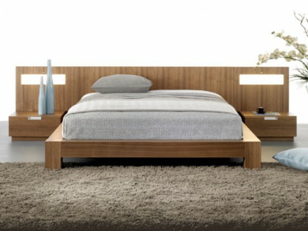 Σκανδιναβικό κρεβάτι-ένα-ενδιαφέρον-σχεδιασμό-super-χαλί