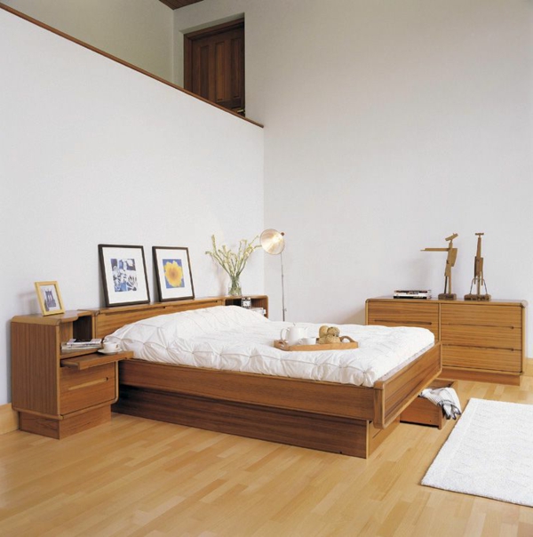 скандинавски-легла-супер красиви спални-дизайнерски стени в бяло