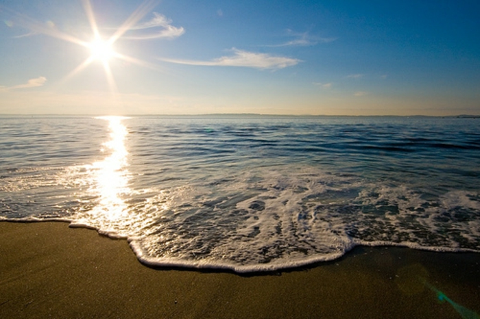 Nap-és a strand-nagyon romantikus