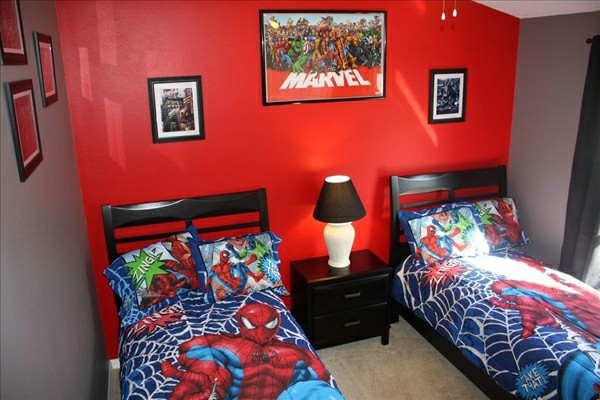 Spiderman taimitarhan ideat - Superhero Movie Bedding