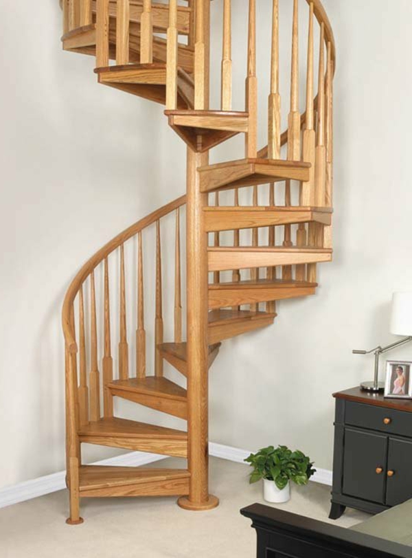 Spirala-stepenice štedi prostor stubište