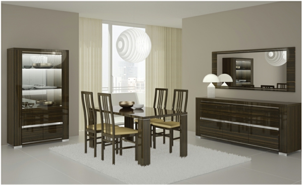 sombrilla-comedor-sala de comedor muebles de comedor-set-ideas de diseño