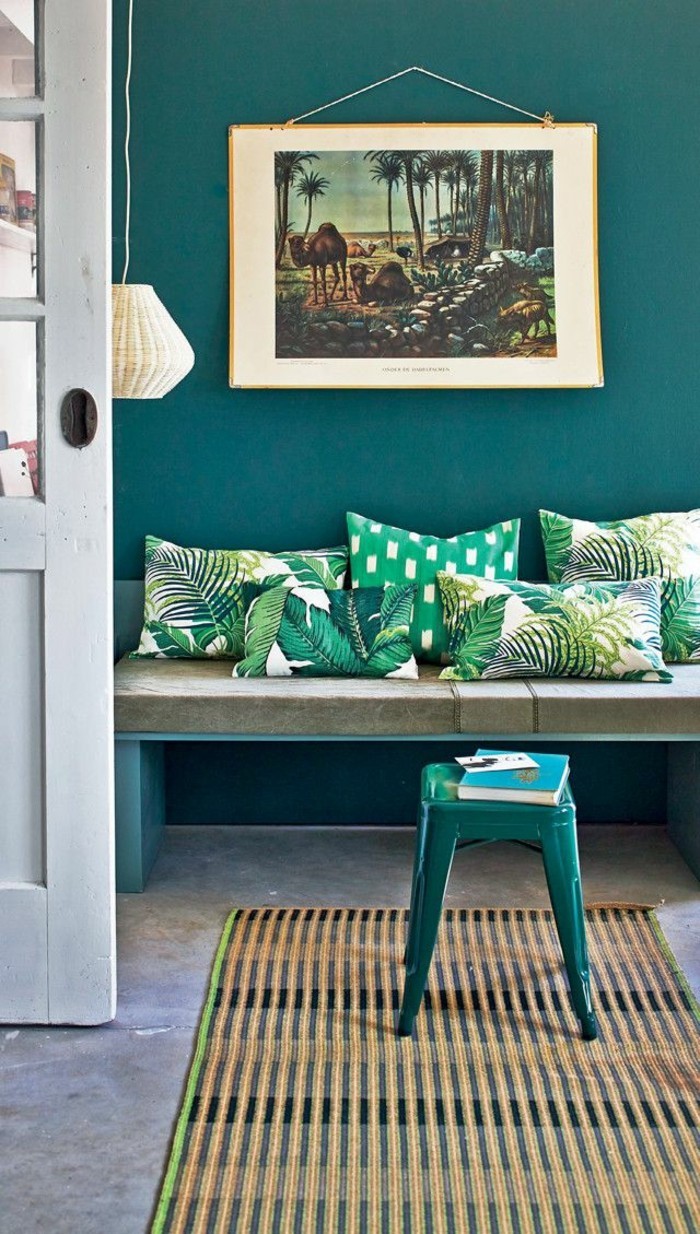 боя-съвети стени цветови тенденции-зелен