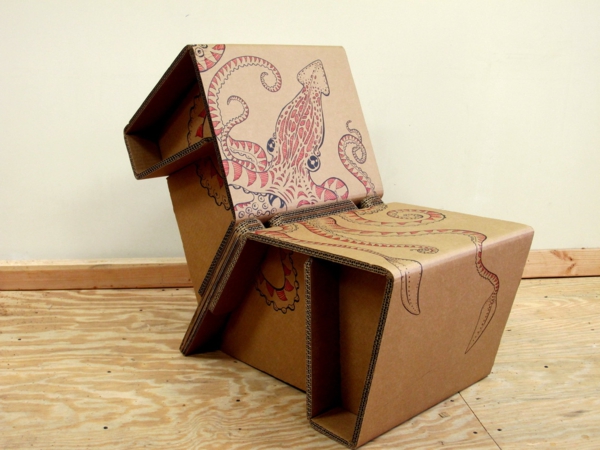 silla-de-cartón-efectivo-muebles de cartón-muebles-