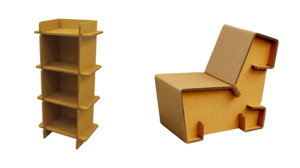 silla-de-cartón-efectivo-muebles de cartón-muebles