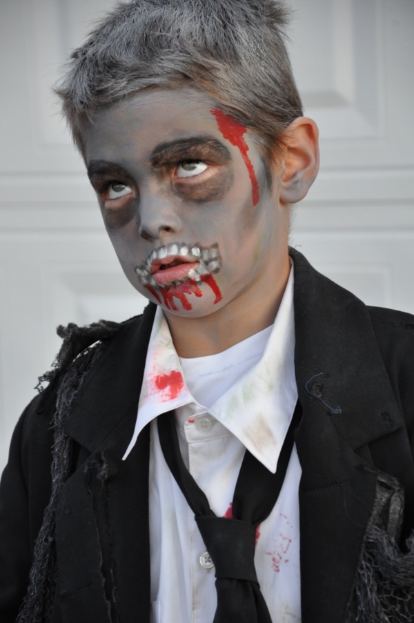 super zanimljivo-halloween-zombi-šminka