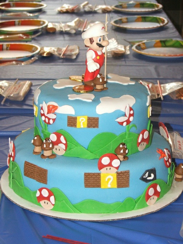 -super mario figures-super mario photos-super-mario-personnages-super-tartes-ordre-Super Mario tarte