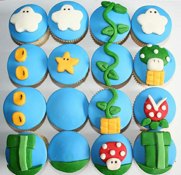 figuras de super mario-super mario pictures-super-mario-characters-great-pies-order-cupcakes-decorate