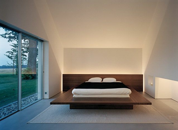 iluminación del dormitorio súper moderna
