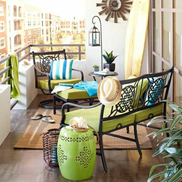 super-moderne-confortable-meubles balcon balcon-balcon-embellissent déco-idées-balcon conception