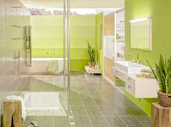 सुपर आधुनिक बाथरूम-विचारों के लिए Badfliesen-