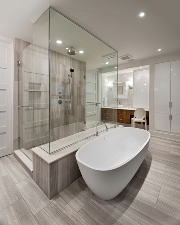 -super-buen diseño de iluminación moderno en el baño