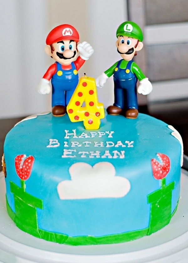 super-belle - déco de fête d'anniversaire-enfants-enfants anniversaire gâteaux-décorer-grands-tartes-online-commande