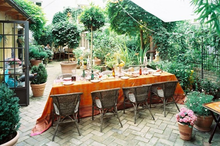 super hermosa-jardín-creativa-diseño-efecto completo de mesa