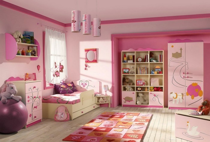 тапети-за-момиче-розово-нюанси-на-спалнята