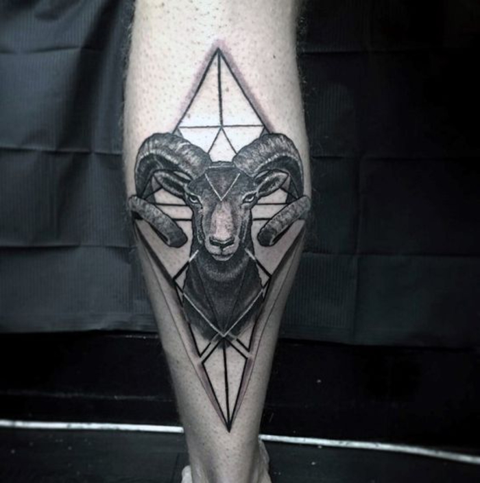 tetovaža na tele, noga tetovaža, tetovaža motiva za muškarce, ovna