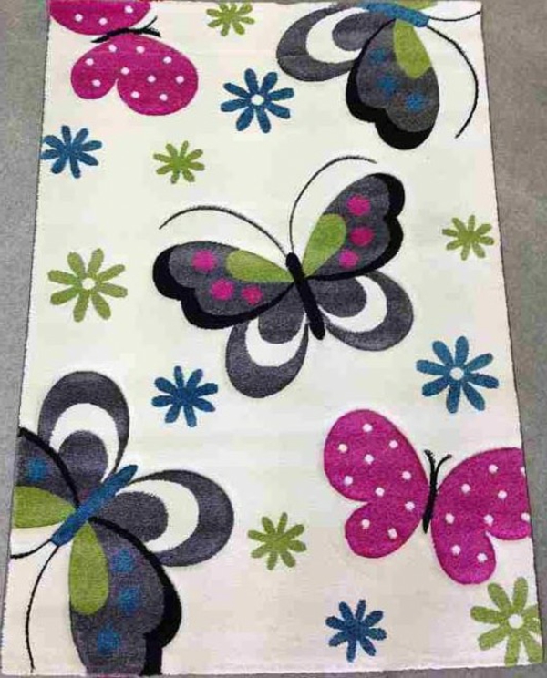 Tepih leptir-svijetle boje