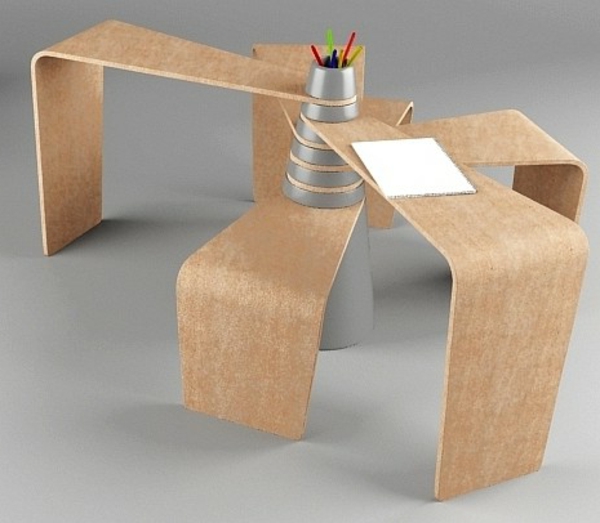 escritorio de diseño - modelo extravagante