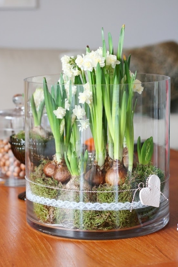 Tischdeko-for-spring-ötletek-for-húsvét-tischdekoration-Blumendeko