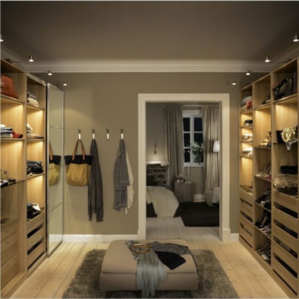 nagy luxus szekrények - modern gardrób