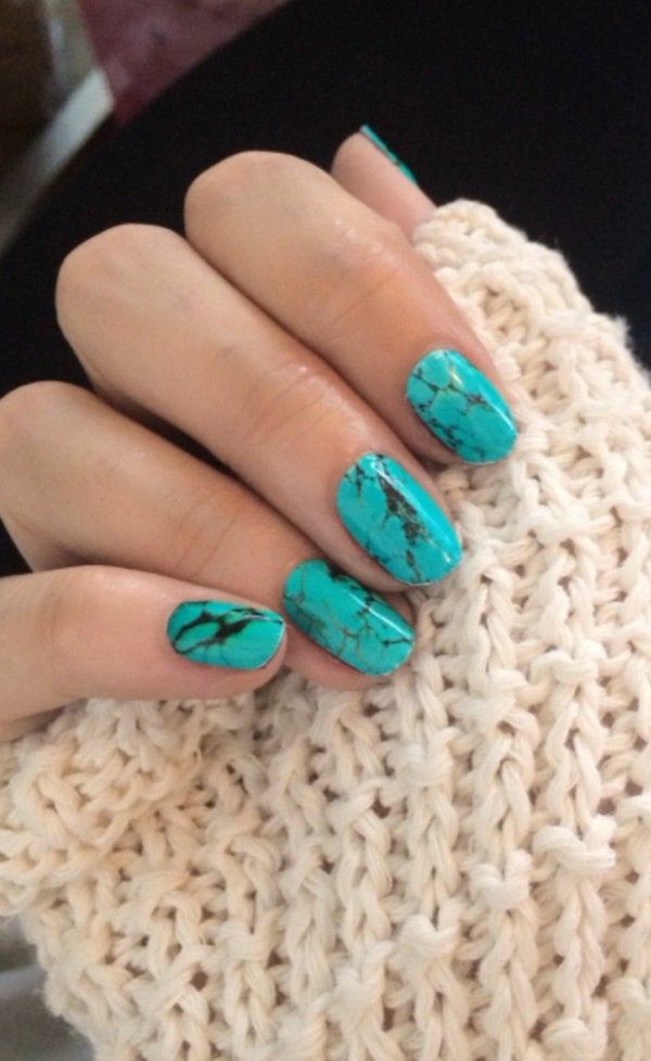 gran-verde de uñas esmalte de uñas diseñan ideas