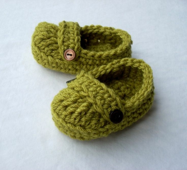 Los zapatos de las grandes-ideas-para-häkeleien- -tolles-diseño-crochet-bebé